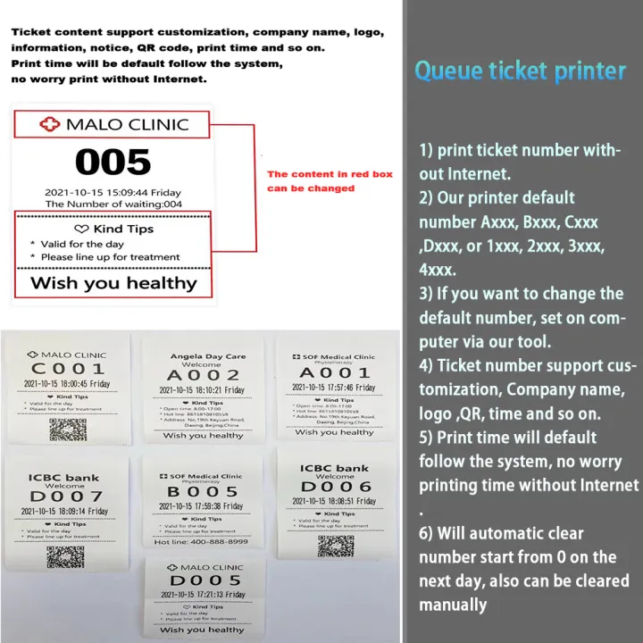 Soonpos 80mm Queue Ticket Ther - Commercial Printing Inc 评论和价格