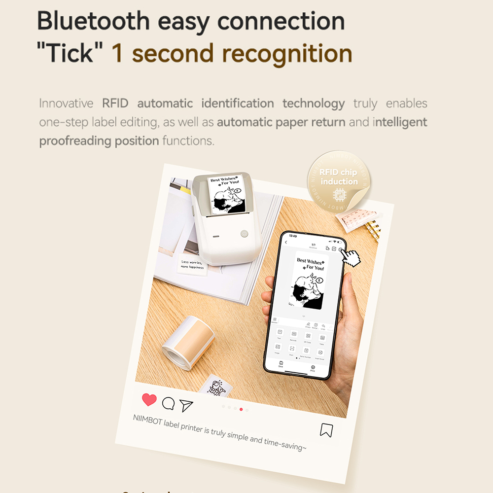 Niimbot B1/B1 Pro Inkless Labe - Commercial Printing Business 评论和价格