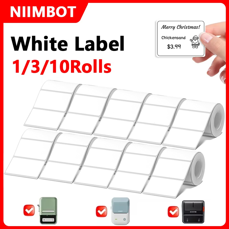 Niimbot 1/3/10 Rolls White The - Commercial Printing Inc 评论和价格