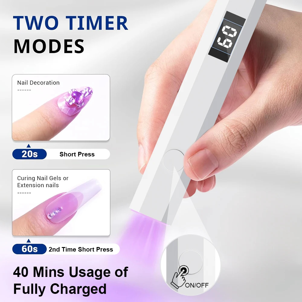 HOMEFISH UV LED Nail Lamp with - Uv Led Lamp Printer 评论和价格