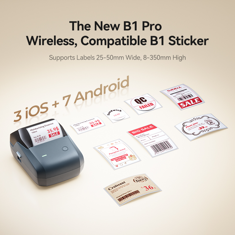 Niimbot B1 Pro Label Printer 3 - Commercial Printing Business 评论和价格