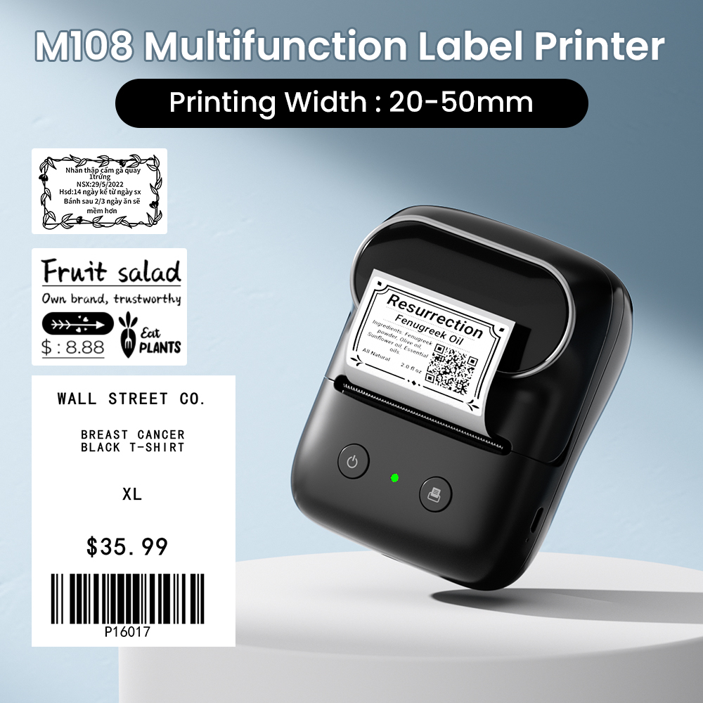 Phomemo M108 Portable Label Pr - Commercial Printing Inc 评论和价格