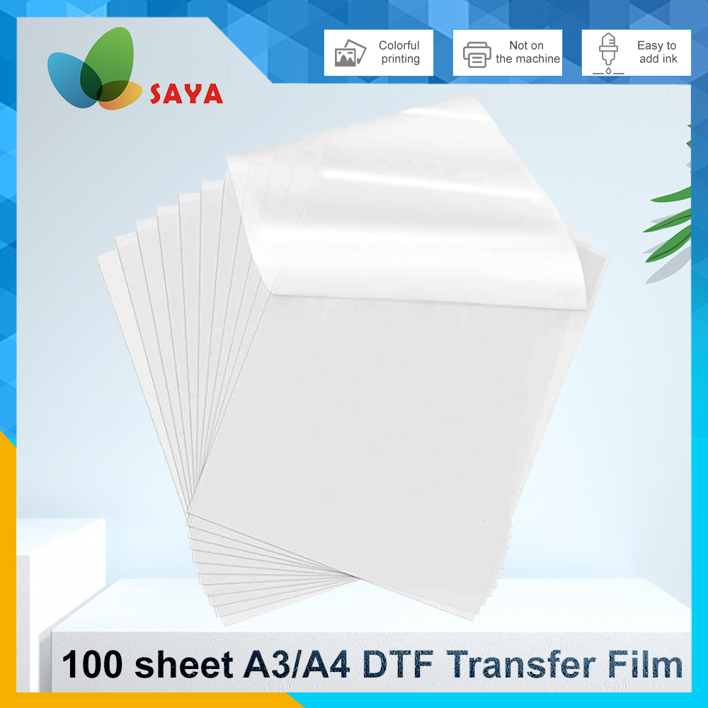 50/100 Pcs DTF Film A3/A4 Doub - Dtf Film Roll A3 评论和价格