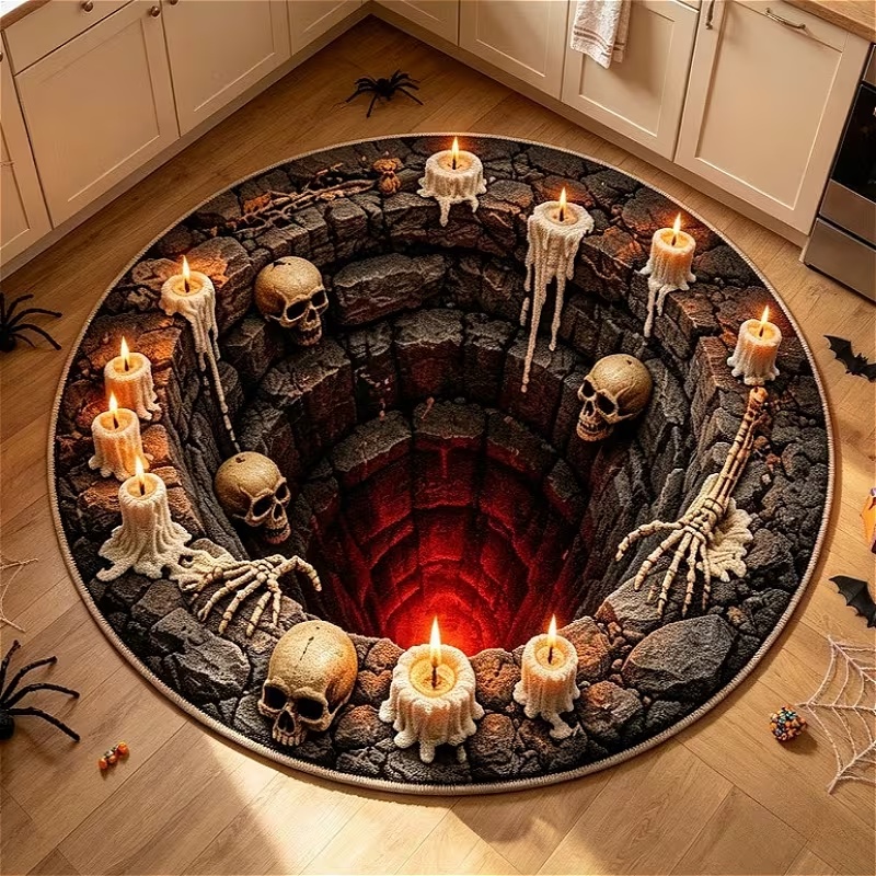 3D Illusion Skull Candle Pit R - Commercial Wall Printing Machine 评论和价格